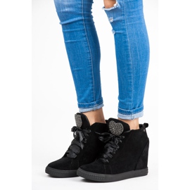 Vices New Collection Sneakers mit einem Band gebunden schwarz 1