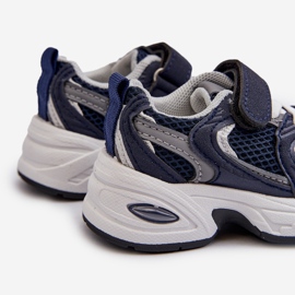 Sportschuhe für Kinder, Sneakers mit Klettverschluss, Marineblau Rulagia 2