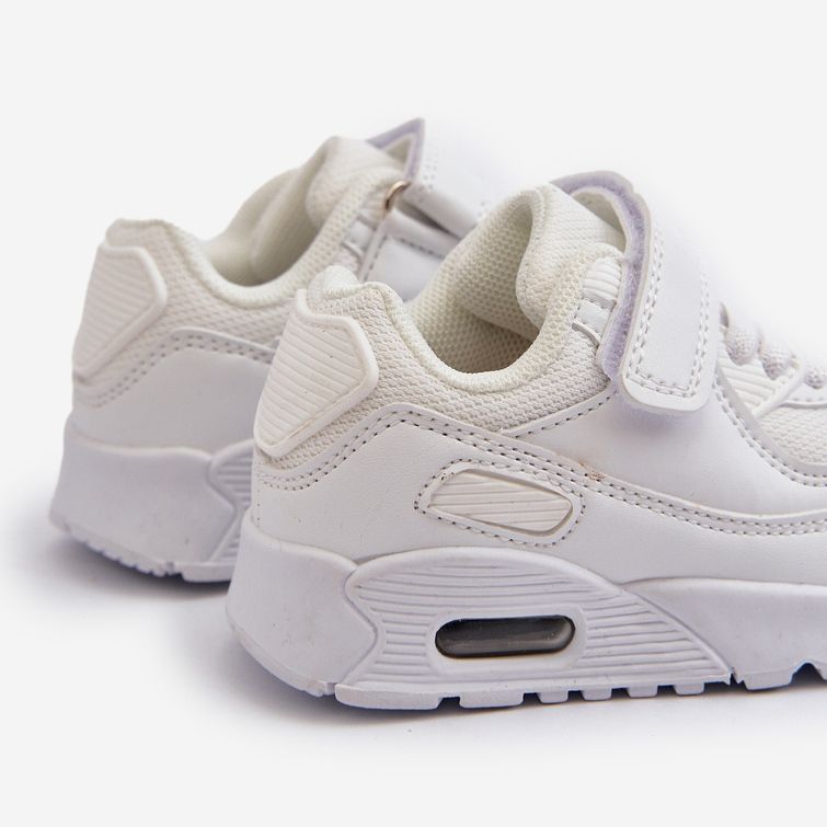 Weiße Krissandra-Sneaker mit Klettverschluss für Kinder 2