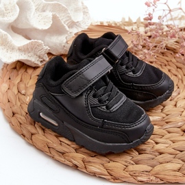 Kinder-Sneaker mit Klettverschluss, Schwarz, Krissandra 1