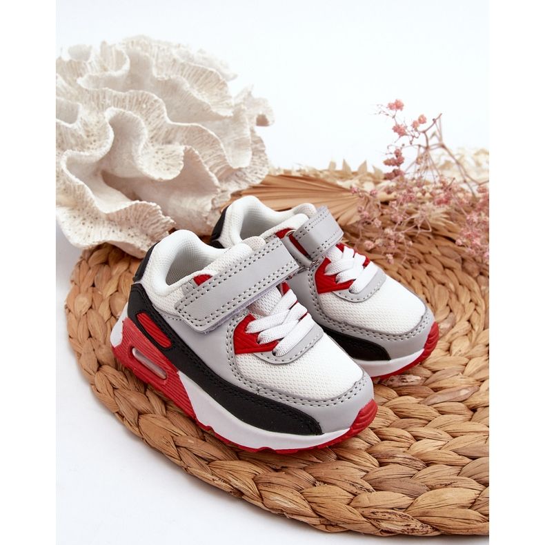 Rote Krissandra Kinder-Sneaker mit Klettverschluss 2