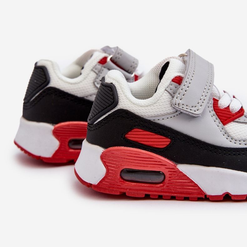 Rote Krissandra Kinder-Sneaker mit Klettverschluss 1