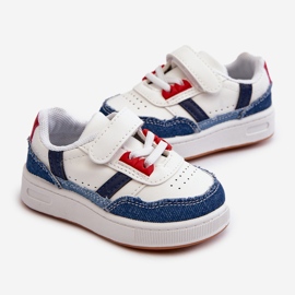 Klassische Marlin-Denim-Sportschuhe für Kinder blau 2