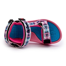 Velcro-Sandalen von Mädchen Lee Cooper LCW-24-34-2600 Pink rosa 3
