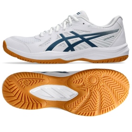 Asics Upcourt 6 M 1071A104 100 Volleyballschuhe weiß 1