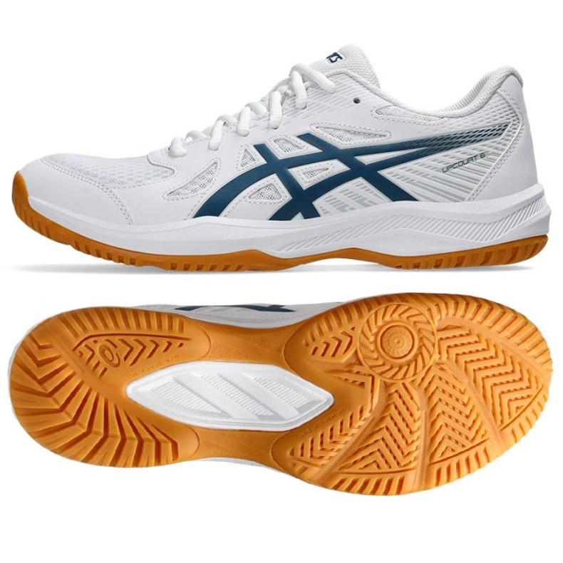 Asics Upcourt 6 M 1071A104 100 Volleyballschuhe weiß 1