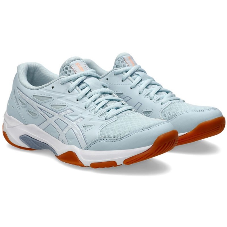 Asics Upcourt 6 W Volleyballschuhe 1072A093 020 blau 2