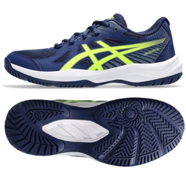 Asics Upcourt 6 Gs Jr 1074A045 400 Volleyballschuhe blau 1