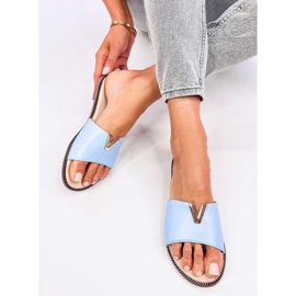 Willow Blue Gesichtshausschuhe für Damen blau 1