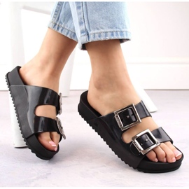 Bequeme Duftpantoffeln Zaxy W INT2005, schwarz 1