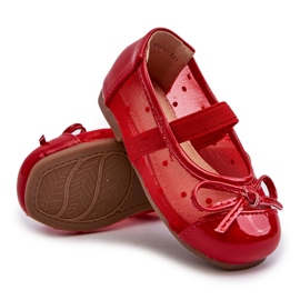 Kinderballerinaschuhe mit Schleife, rot Jellema 6