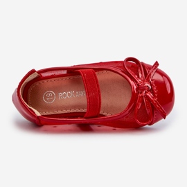 Kinderballerinaschuhe mit Schleife, rot Jellema 1