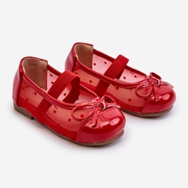 Kinderballerinaschuhe mit Schleife, rot Jellema 2