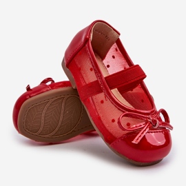 Kinderballerinaschuhe mit Schleife, rot Jellema 3