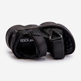 Kindersandalen mit Klettverschluss, Black Orretta schwarz 2