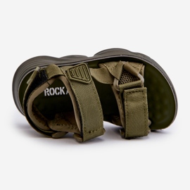 Kindersandalen mit Klettverschluss, grün Orretta 2