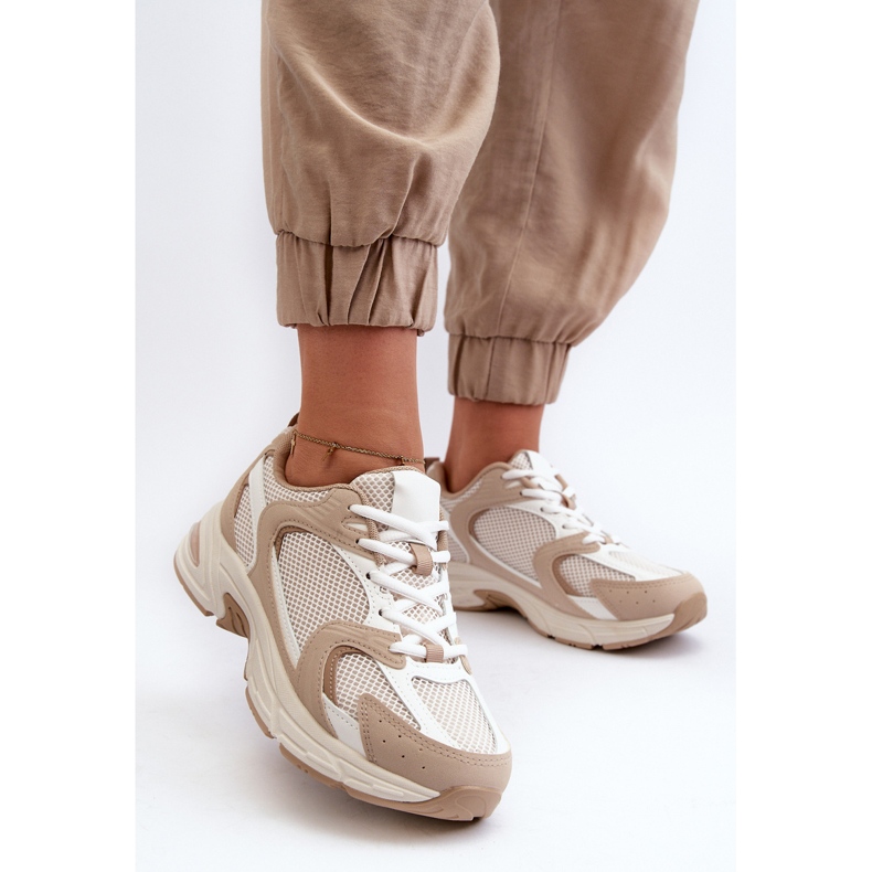 Beige Kildia Damen Sneakers Sportschuhe 2