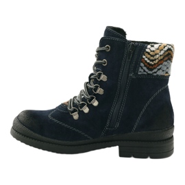 Lederisolierte Arbeiter Filippo 393 marineblau 2