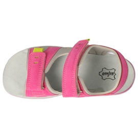 Befado Kindersandalen, Ledereinsatz mit Klettverschluss 066Y100, rosa 1