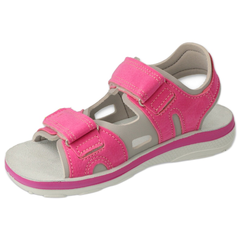 Befado Kindersandalen, Ledereinsatz mit Klettverschluss 066Y100, rosa 2