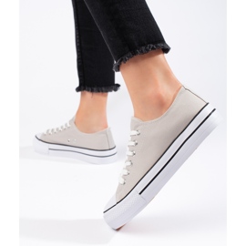 Klassische graue Damen-Sneaker 4
