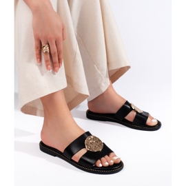 Klassische schwarze Damen-Flip-Flops 2