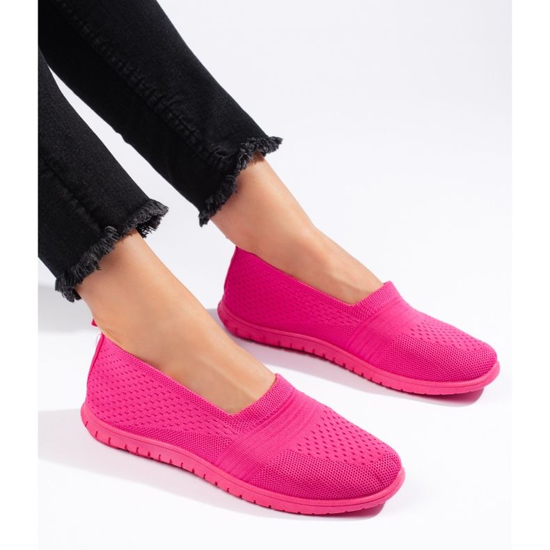 Rosa Slip-on-Sportschuhe 1