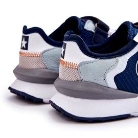 Kinder Sneakers Memory Foam System Big Star Ll374225 Marineblau 1