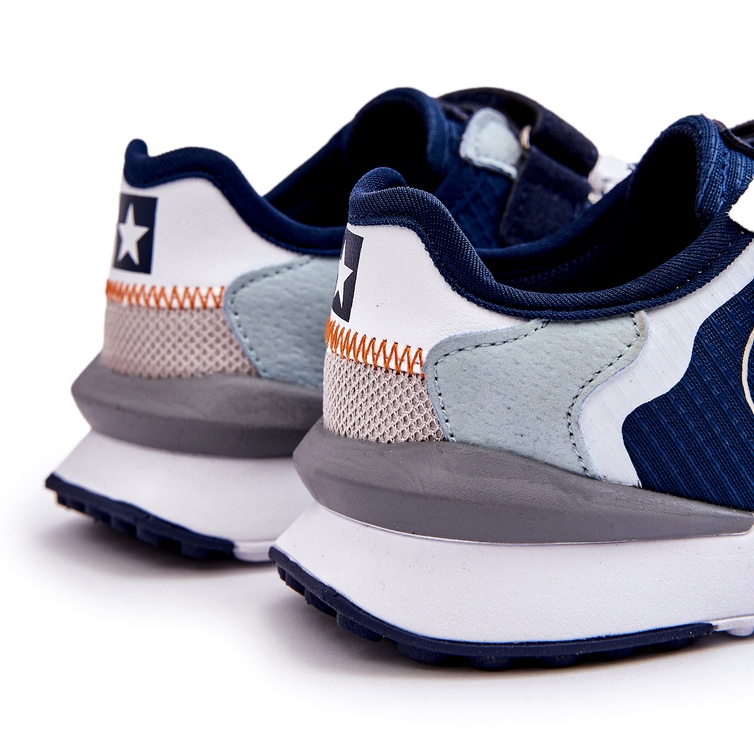 Kinder Sneakers Memory Foam System Big Star Ll374225 Marineblau 1