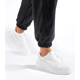 Weiße Sportschuhe und Turnschuhe für Damen 3