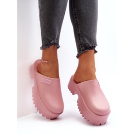 Damen-Flip-Flops mit massiver Sohle Big Star NN274020 Pink rosa 1