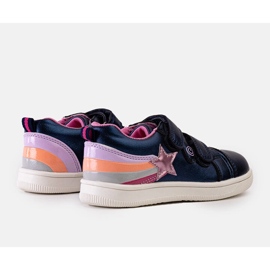 Blaue Kinder-Sneaker mit Klettverschluss von Dahl 1