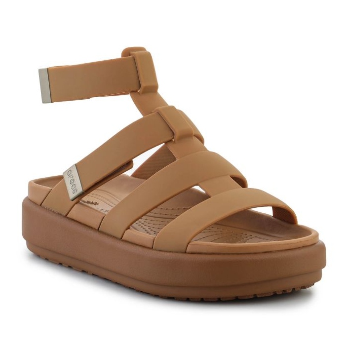 Crocs Brooklyn Luxe Gladiator Sandalen 209557-2U3 braun 1