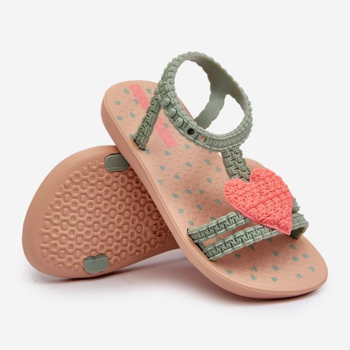 Kindersandalen mit Herz 81997 Ipanema My First Baby Grün 1