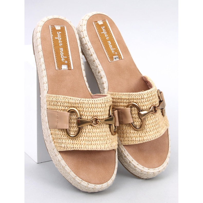 Maters Khaki Espadrille-Flip-Flops beige 1