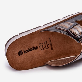 Bequeme Damen-Flip-Flops mit Schnallen Inblu CP000045 Schwarz 1