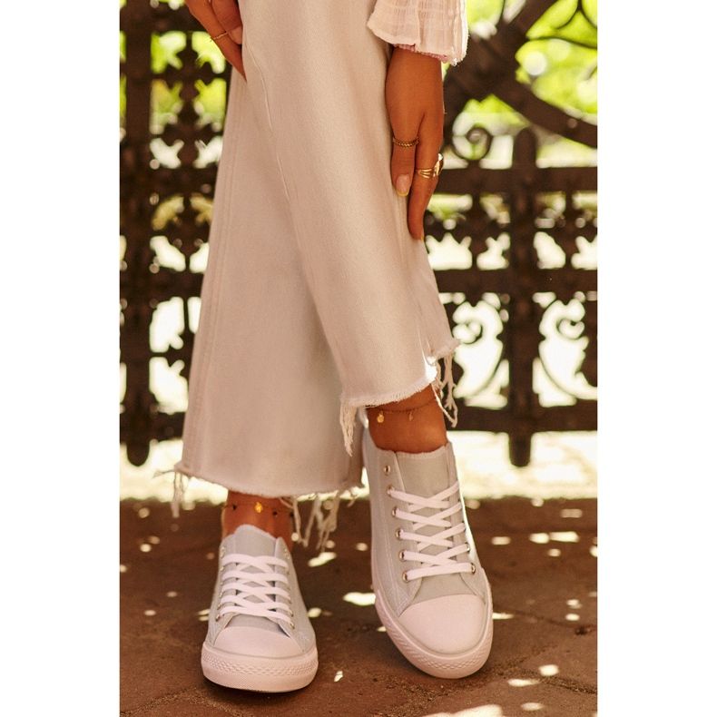 Damen Material Classic Low Sneakers Mint Lennabella blau 1