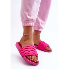 Leichte Damen-Flip-Flops für den Pool Fuchsia Beliordia rosa 2
