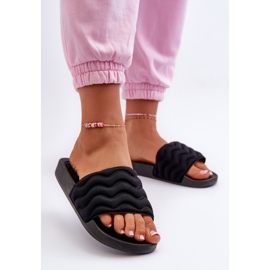 Beliordia Schwarze leichte Pool-Flip-Flops für Damen 2