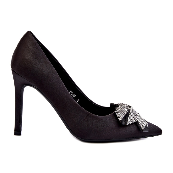 Sweet Shoes Schwarze Fairine High Heels mit Schleife 3