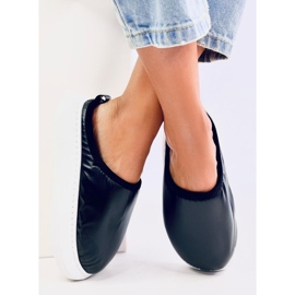 BM Isolierte Winterhausschuhe Toby Black schwarz 1