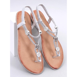 Sandalen verziert mit Loties-Silberzirkonen 1