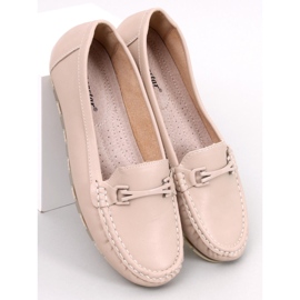 Klassische Slipper mit Lederinnensohle Debell Beige 1