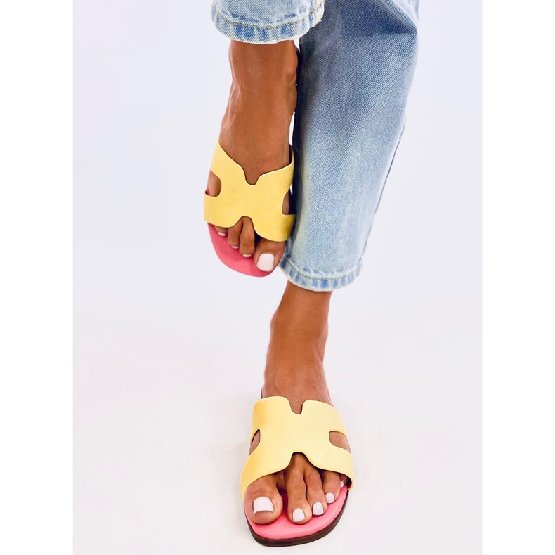 Kalani Gelbe Damenhausschuhe 2