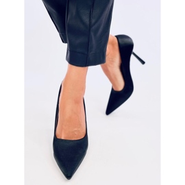 Pumps mit einzigartigem Absatz von Lesley Black schwarz 1