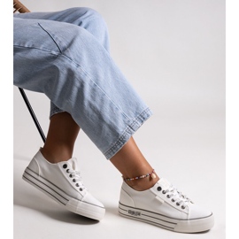 Weiße Turnschuhe Big Star KK274012 1