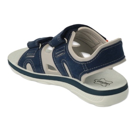 Befado Kindersandalen mit Klettverschluss, Ledereinsatz 066X103, Marineblau 2