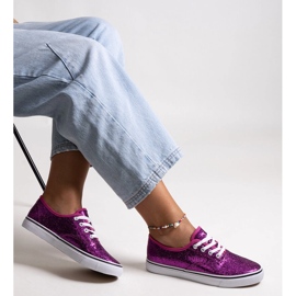 Rosa glänzende Turnschuhe von Merri 1