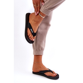Leichte Damen-Flip-Flops aus Schaumstoff Big Star NN274A718 Schwarz 3