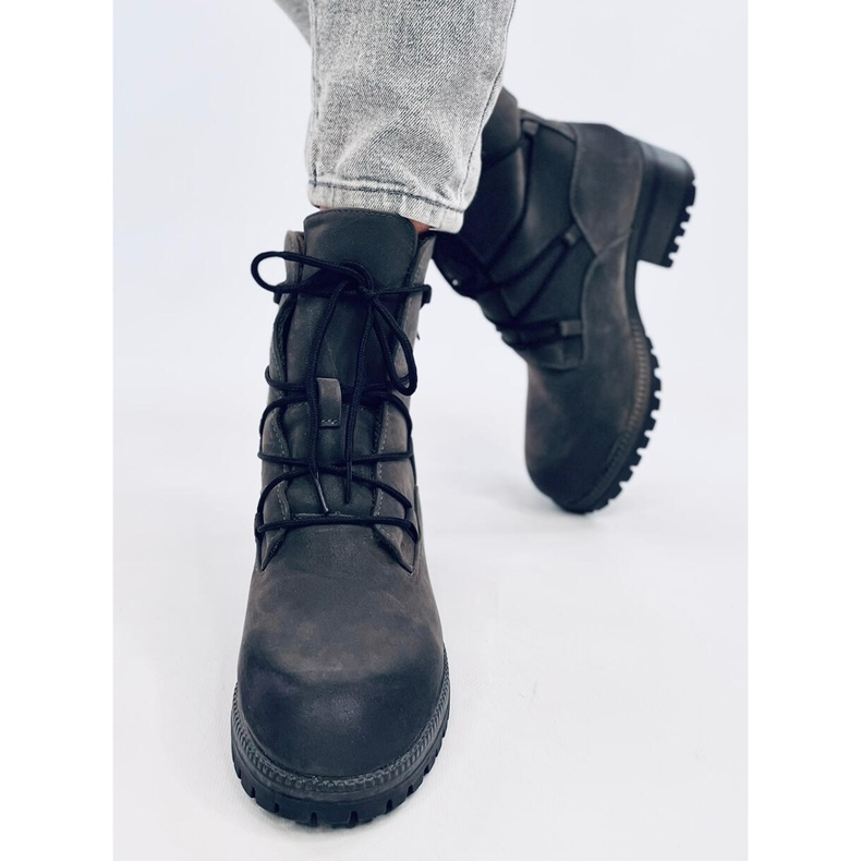 Stiefel auf dem Harbor Gris Beschützer grau 1